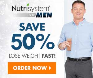 NutriSystem Canada for men sale - 50% off all meals + 1 week of free shakes!